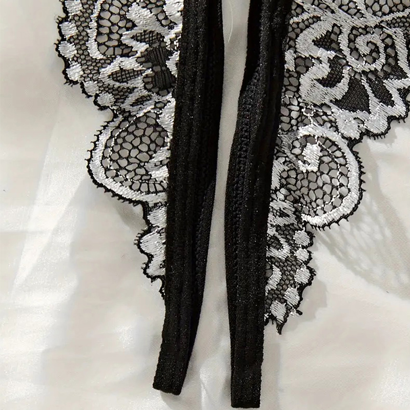 Black Hot Crotchless Sexy Wome - огляд і ціна Sheer Bra Lace